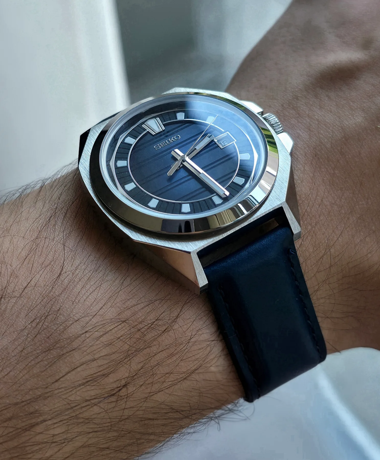Seiko Mod Vanac Automatique – Cadran bleu foncé – 38 mm — photo 5