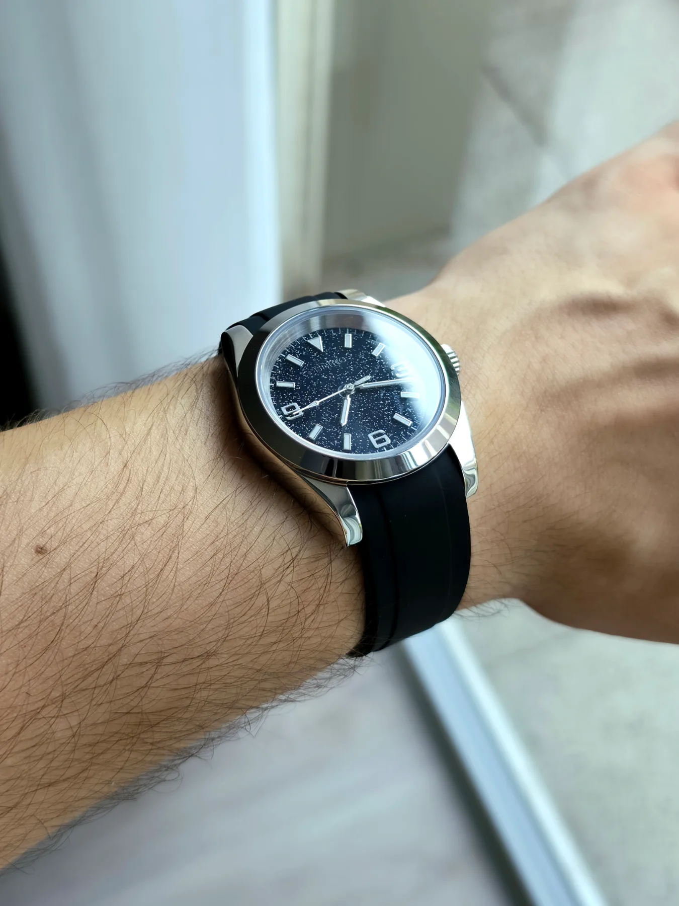 Seiko Mod Datejust Quartz – Nuit étoilée – 39 mm — photo 4