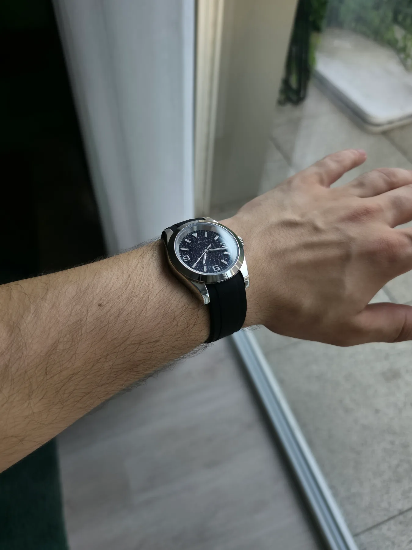 Seiko Mod Datejust Quartz – Nuit étoilée – 39 mm — photo 5