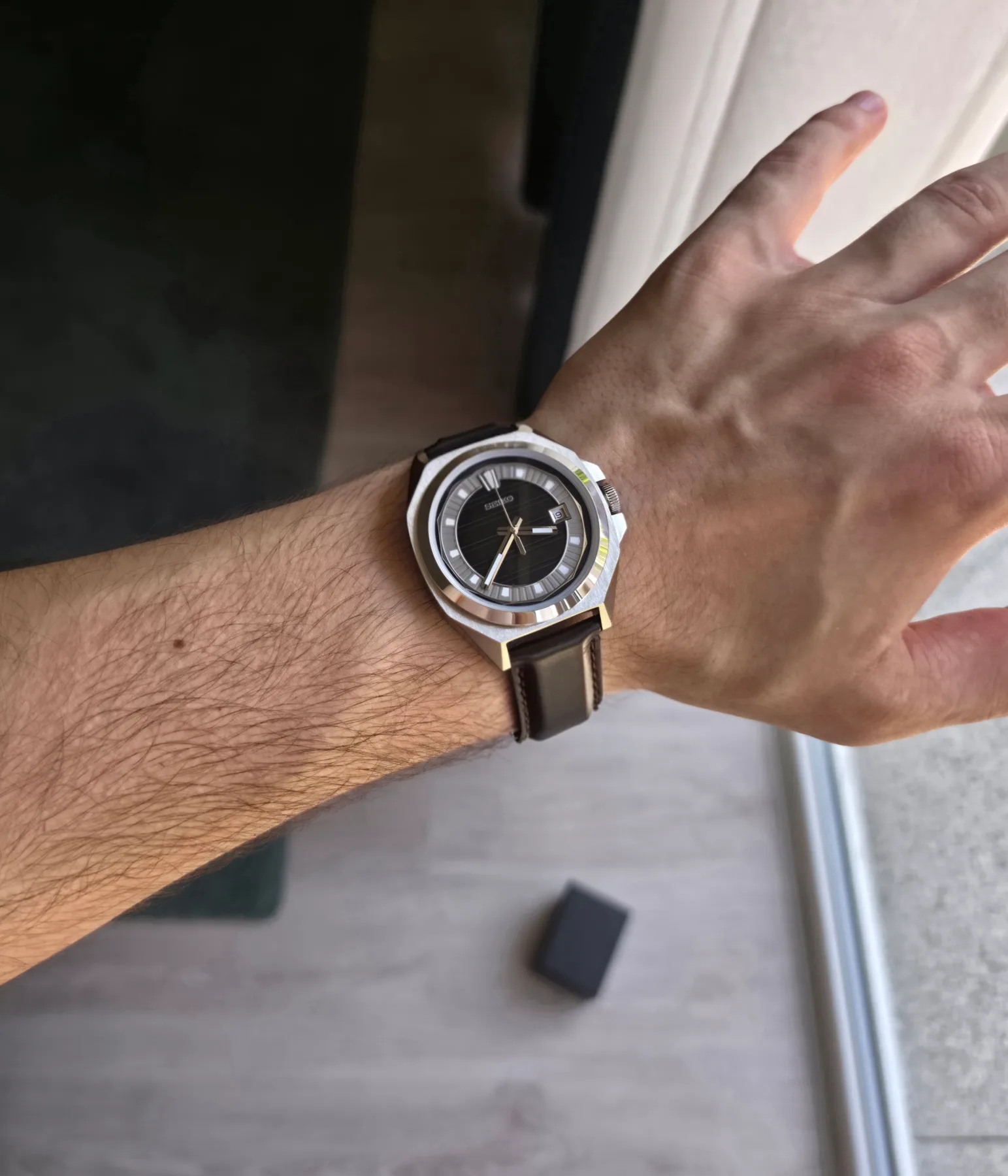 Seiko Mod Vanac Automatique – Cadran noir – 38 mm — photo 2