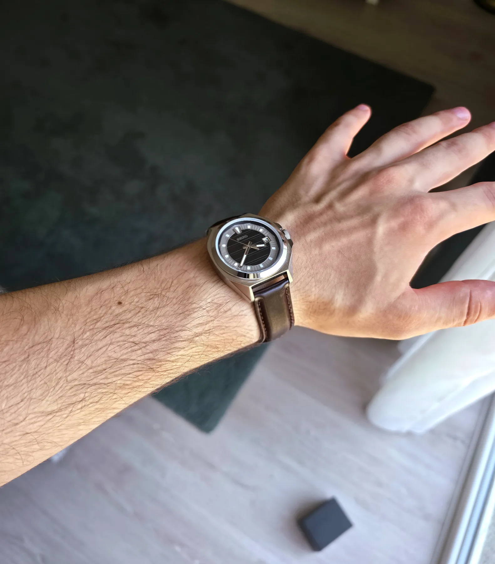 Seiko Mod Vanac Automatique – Cadran noir – 38 mm — photo 3