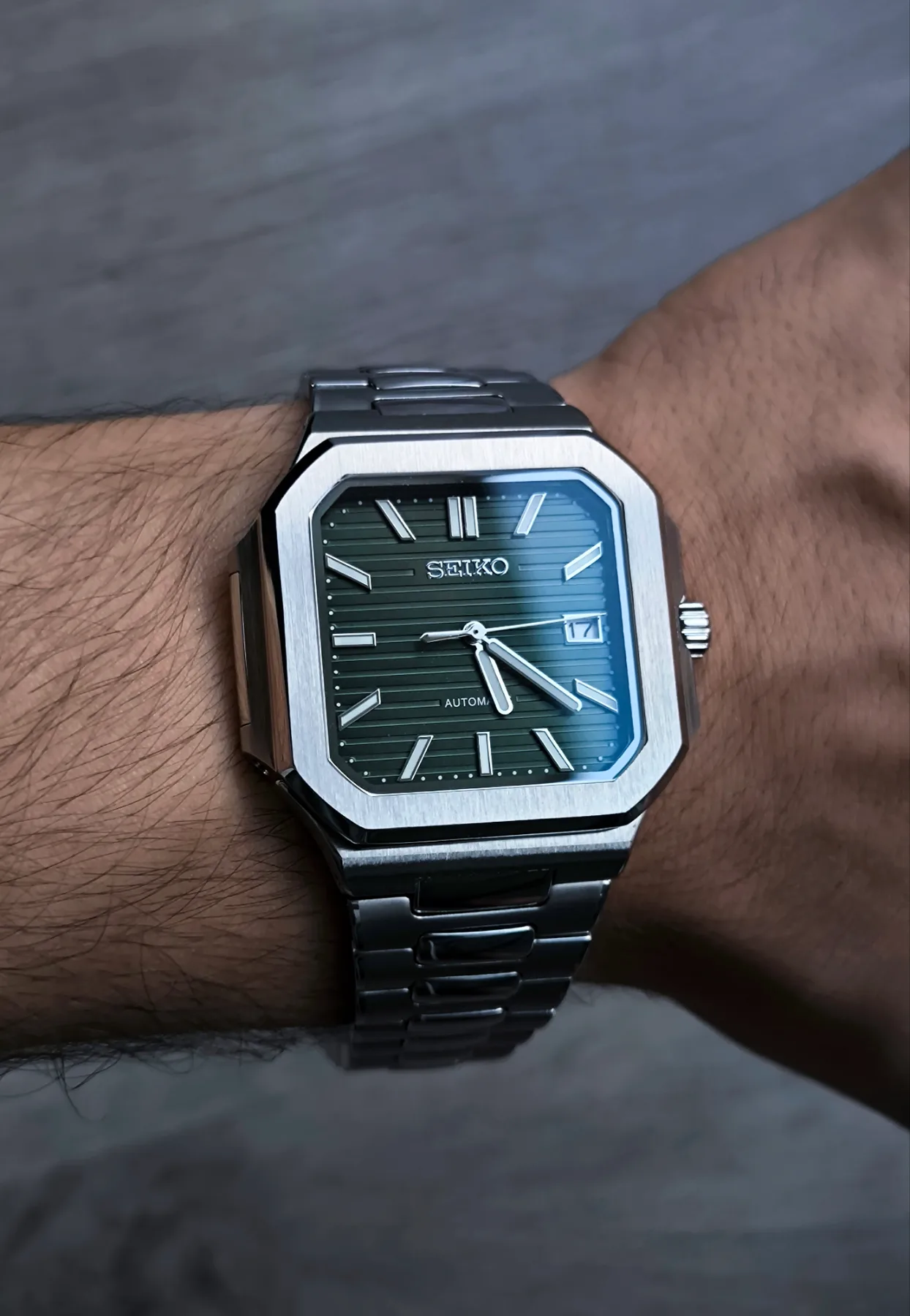 Seiko Mod Cubitus Automatique – Cadran vert olive