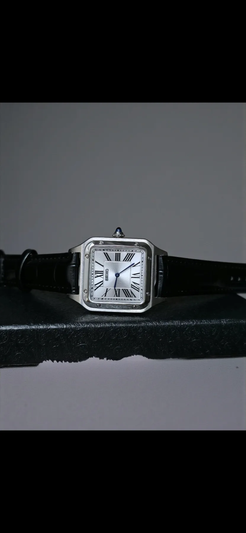 Seiko Mod Santos Quartz – 32 x 42 mm — photo 3