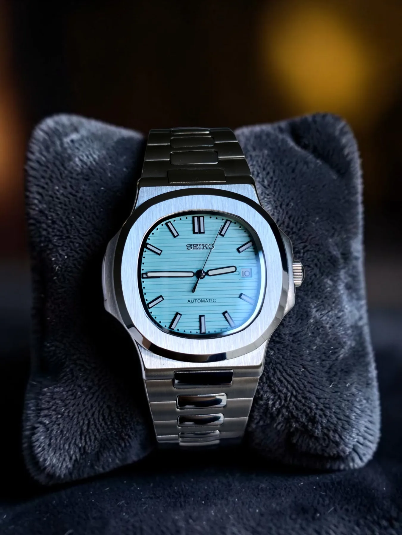 Seiko Mod Nautilus Automatique – Cadran Tiffany