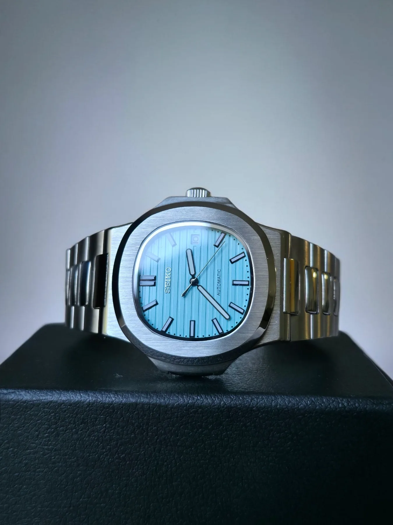 Seiko Mod Nautilus Automatique – Cadran Tiffany — photo 3