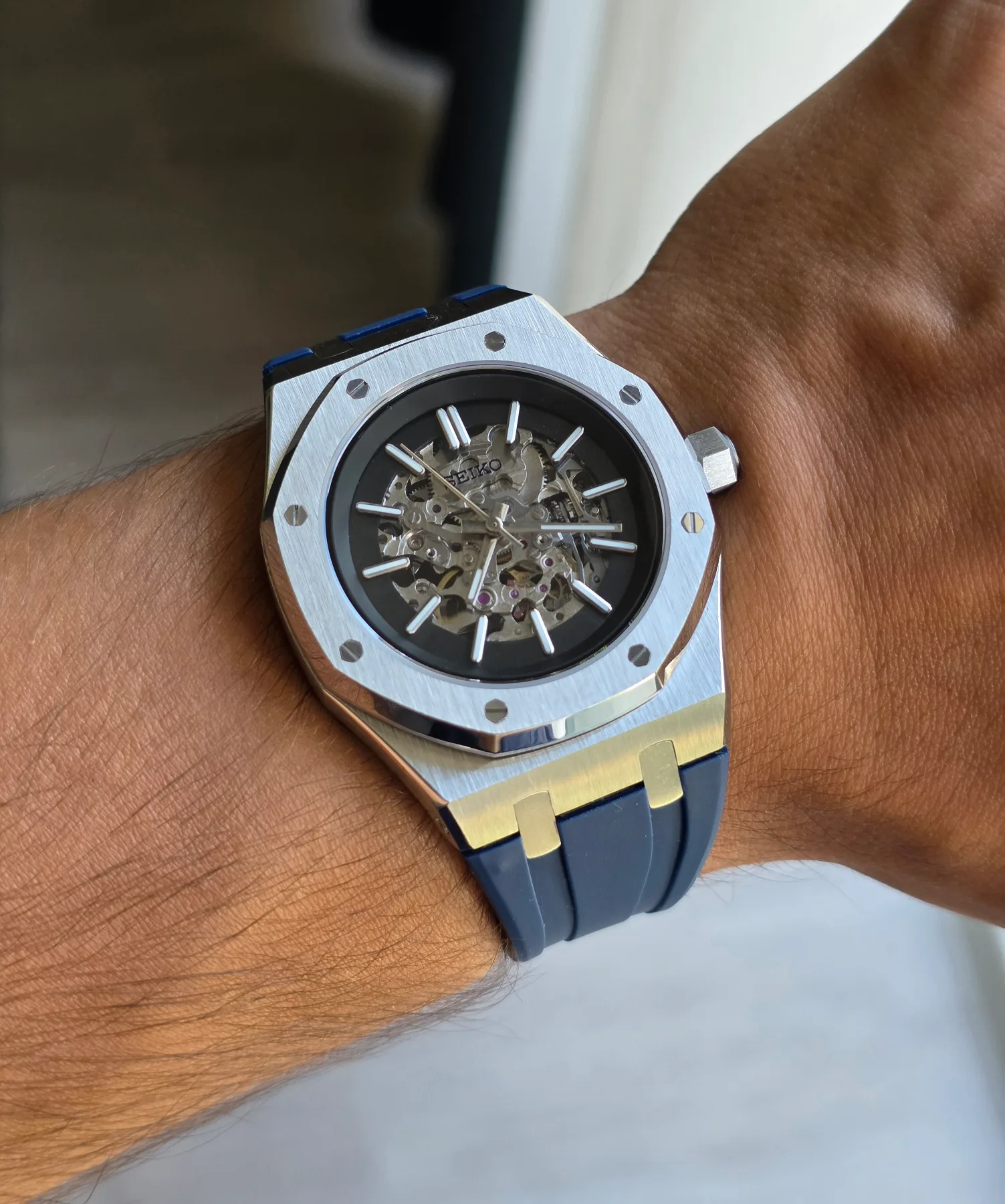 Seiko Mod Royal Oak Squelette — photo 4