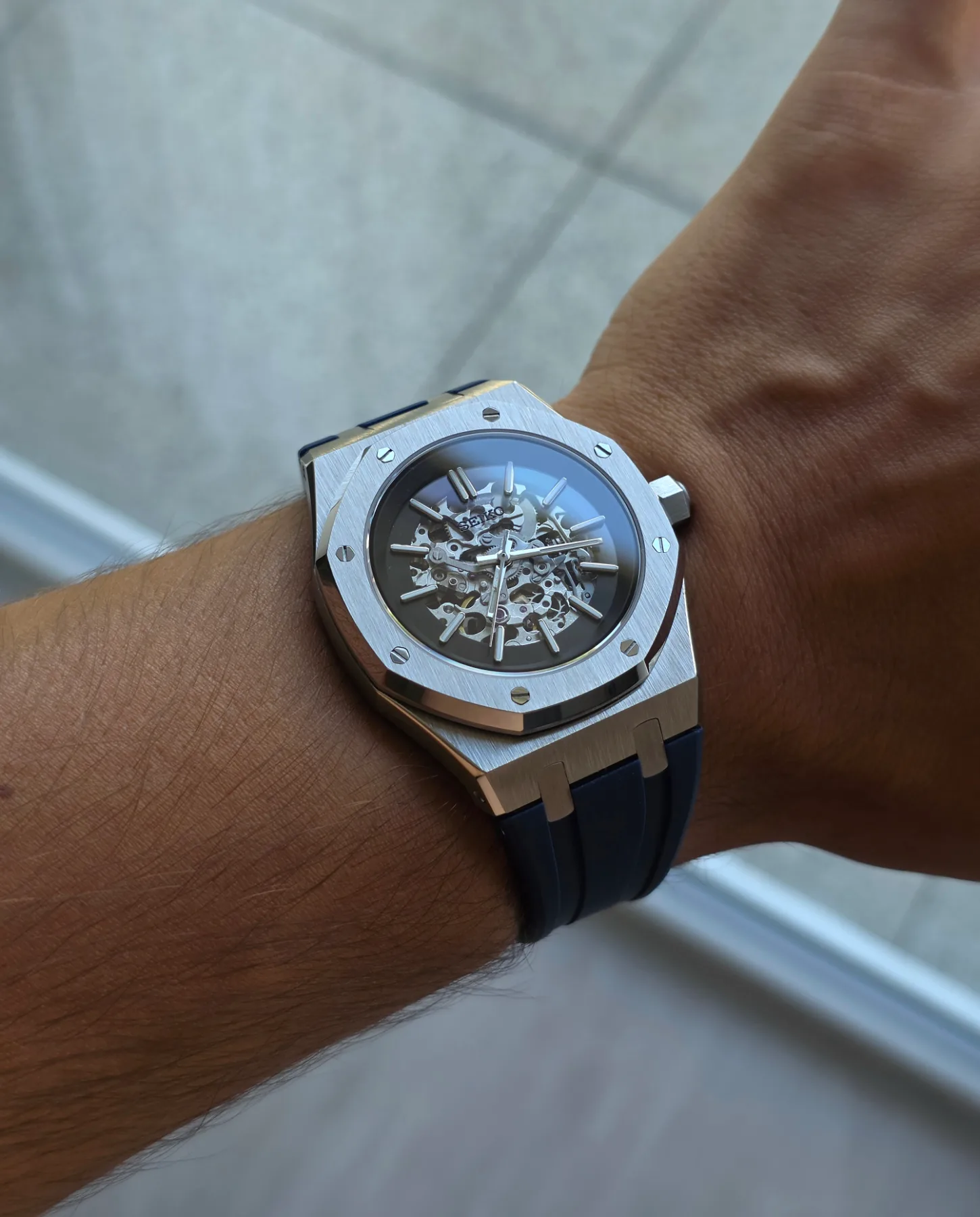 Seiko Mod Royal Oak Squelette — photo 3