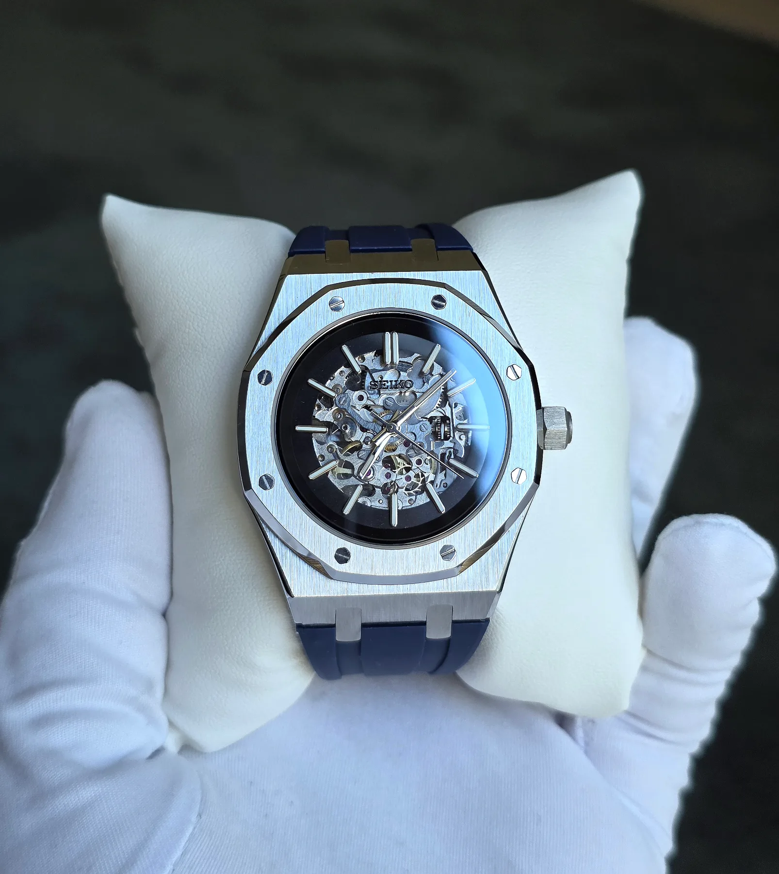 Seiko Mod Royal Oak Squelette
