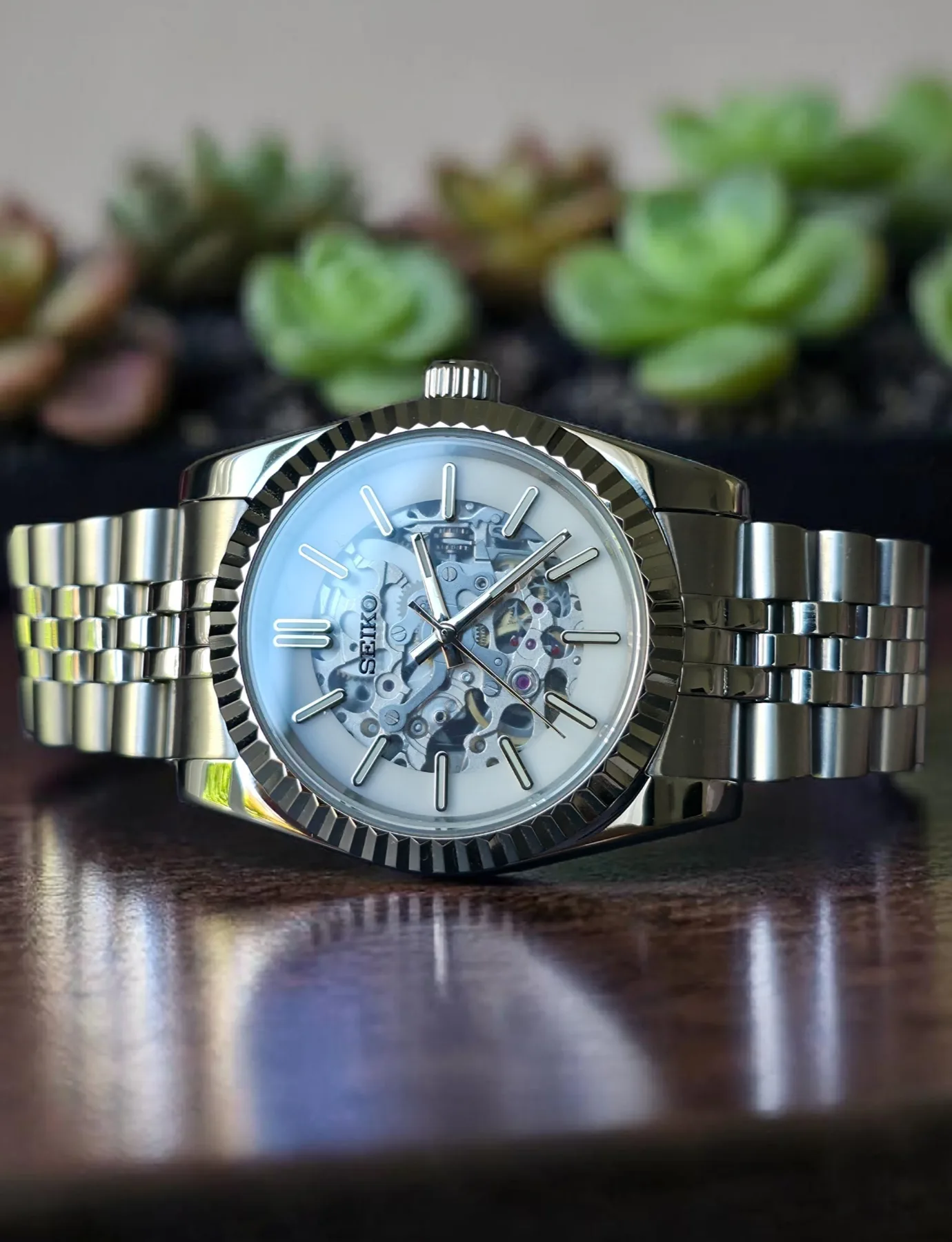 Seiko Mod Automatique Datejust Squelette — photo 3