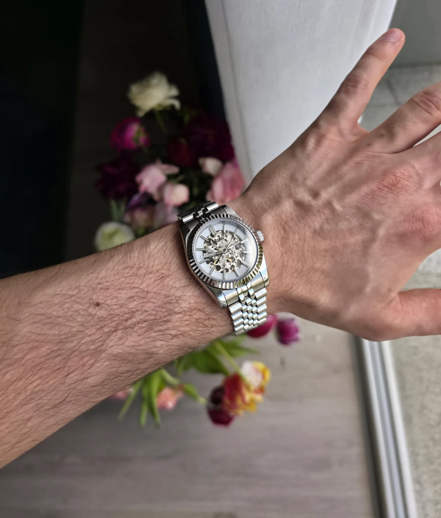 Seiko Mod Automatique Datejust Squelette — photo 4