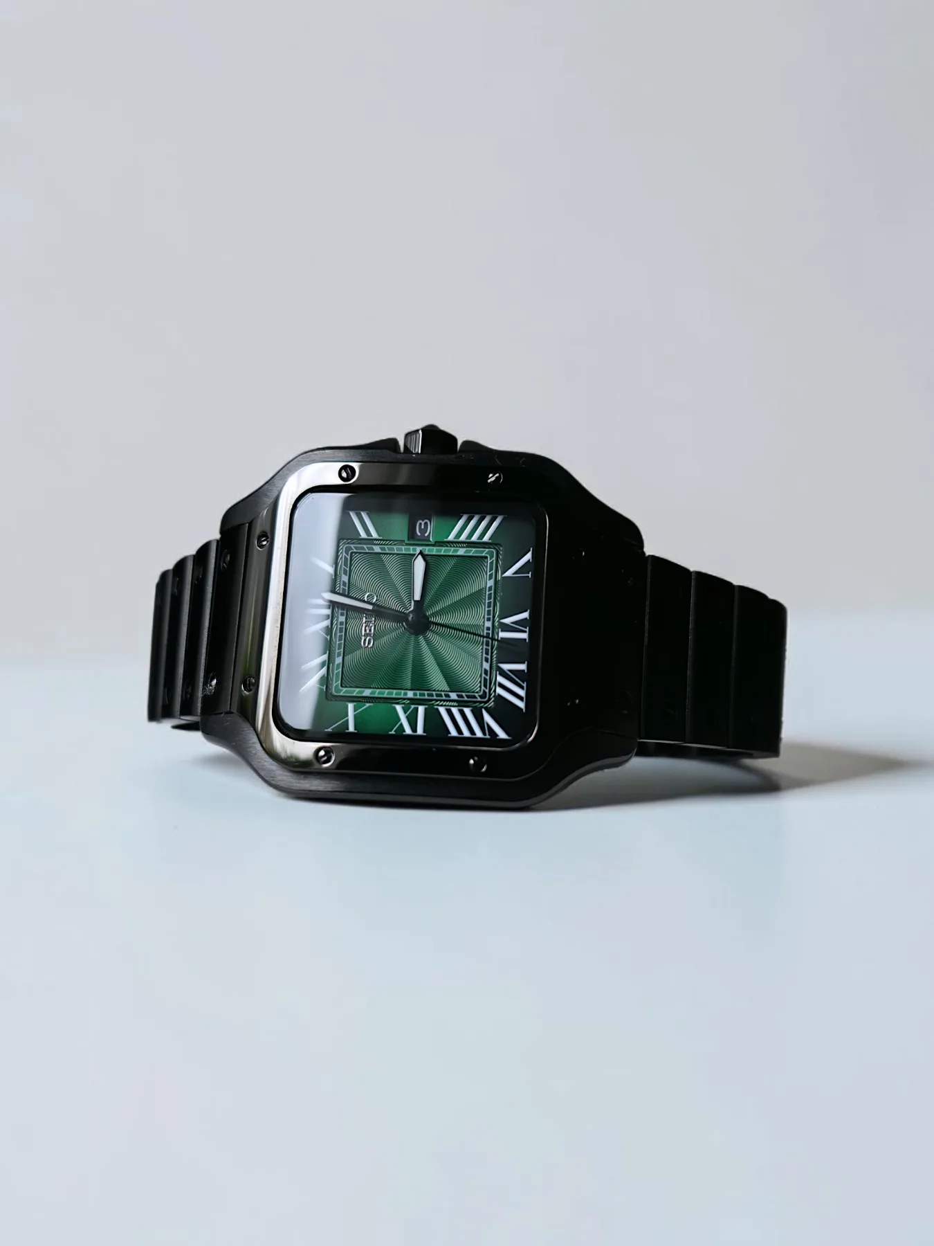 Seiko Mod Automatique Santos Noire
