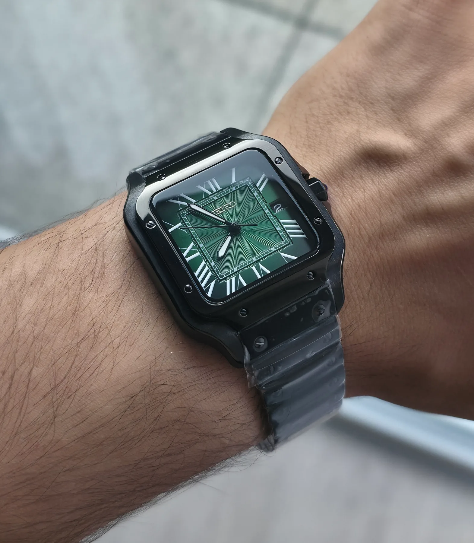 Seiko Mod Automatique Santos Noire — photo 2