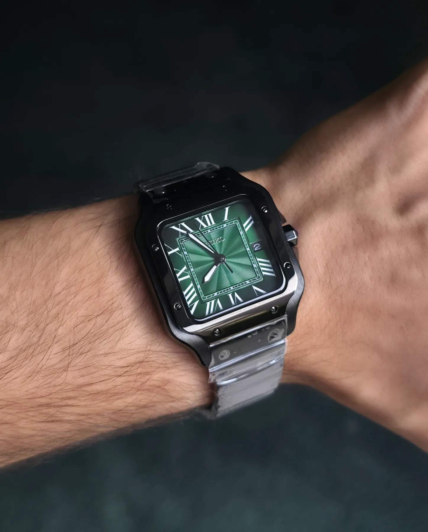 Seiko Mod Automatique Santos Noire — photo 3