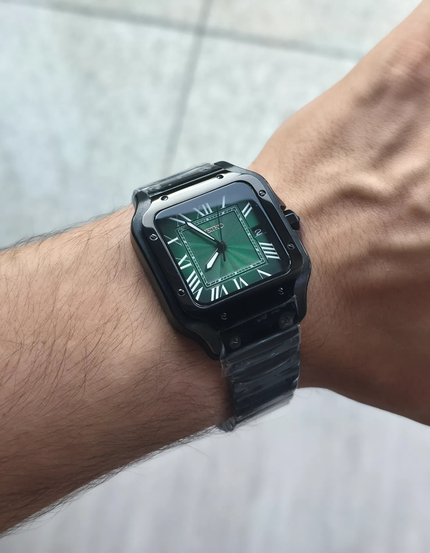 Seiko Mod Automatique Santos Noire — photo 4
