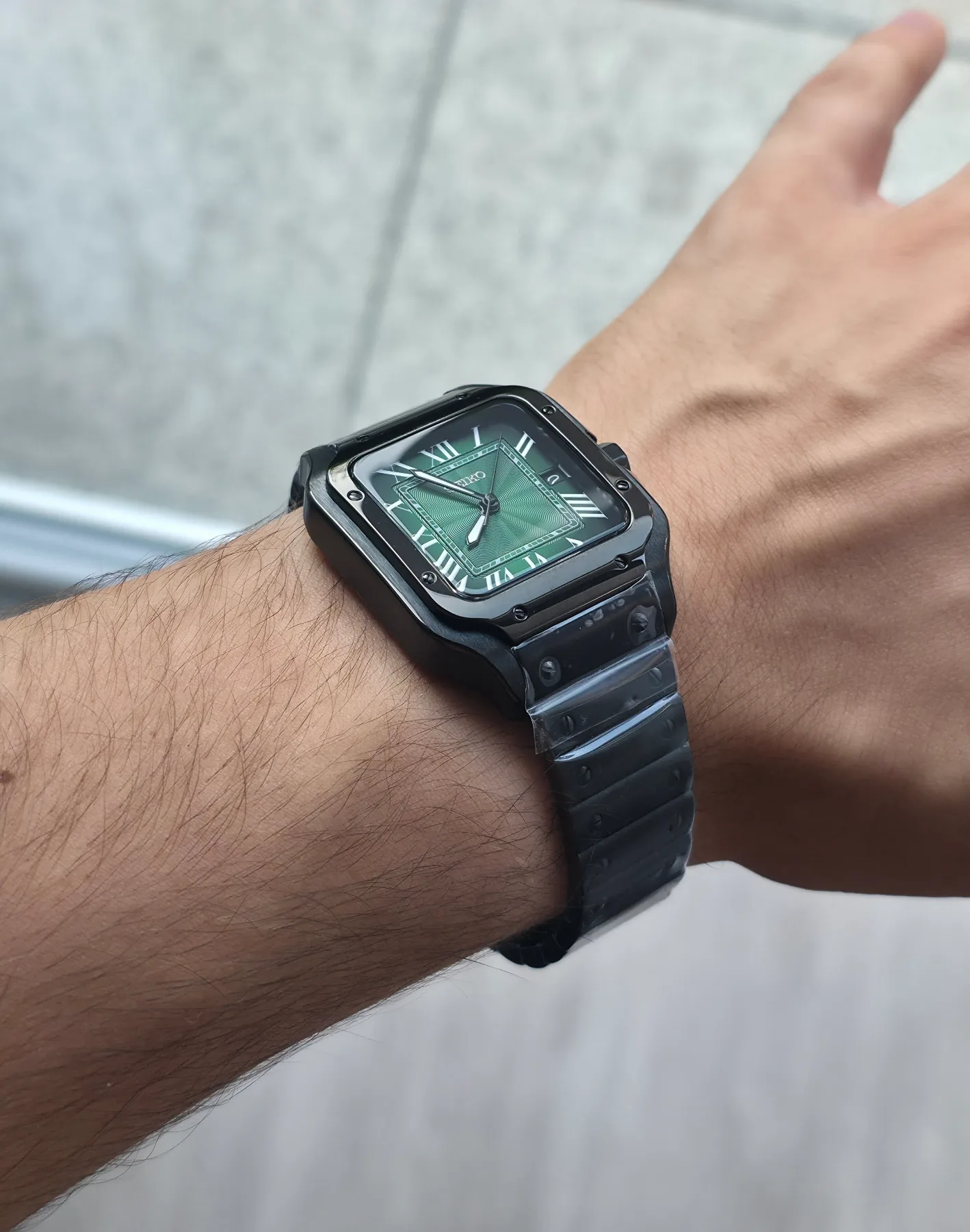 Seiko Mod Automatique Santos Noire — photo 5
