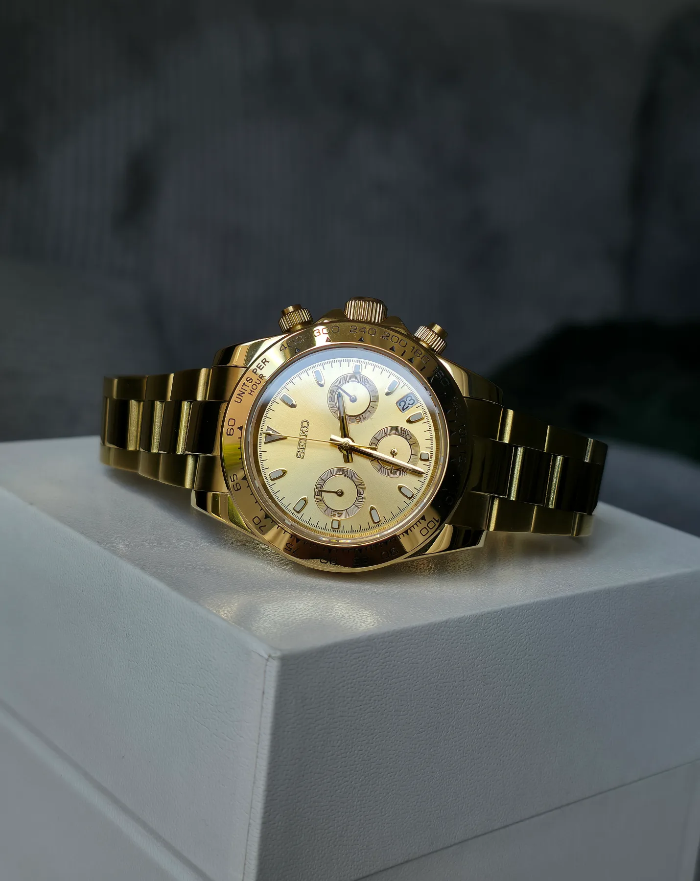 Seiko Mod Daytona Or — photo 4