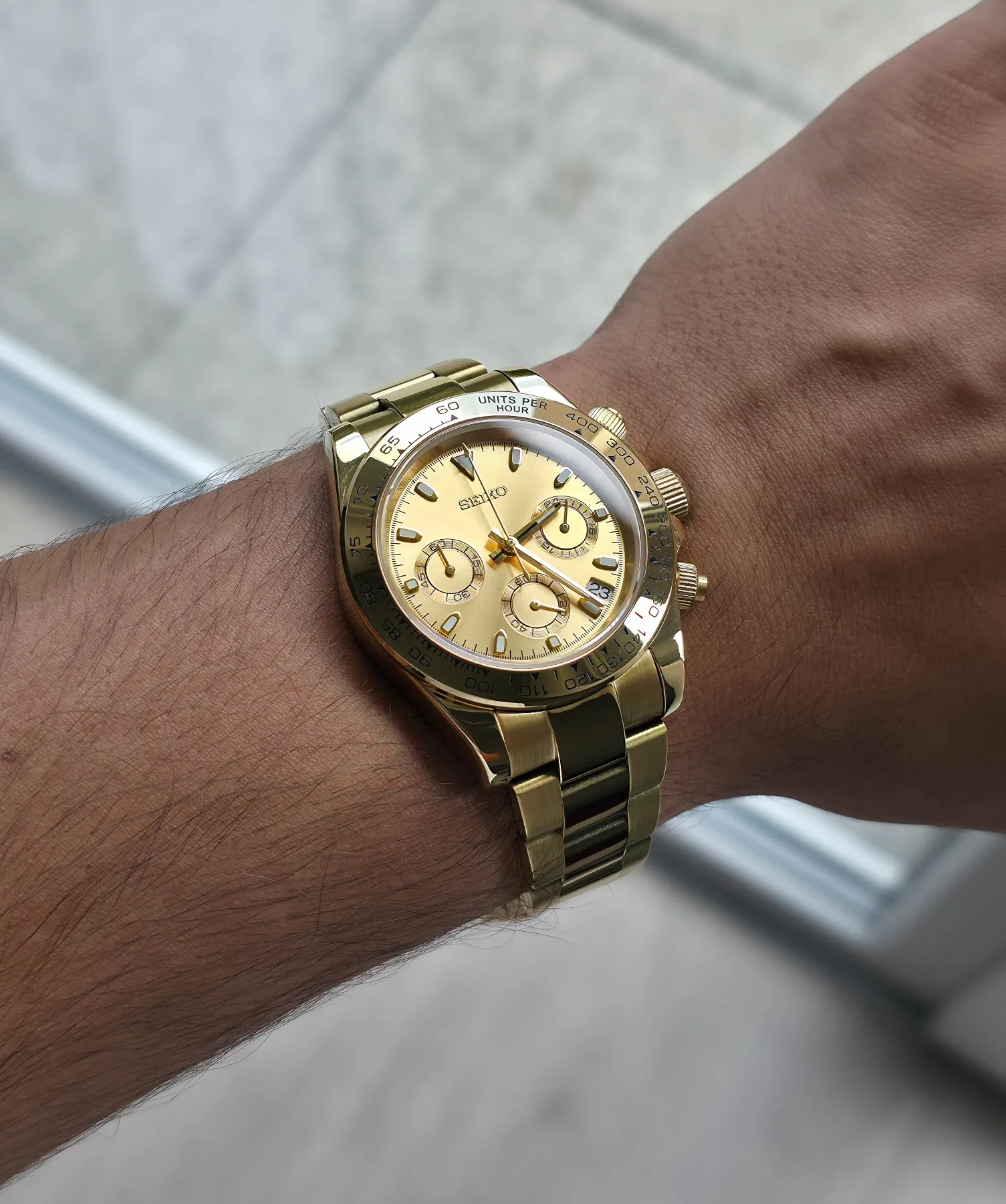 Seiko Mod Daytona Or