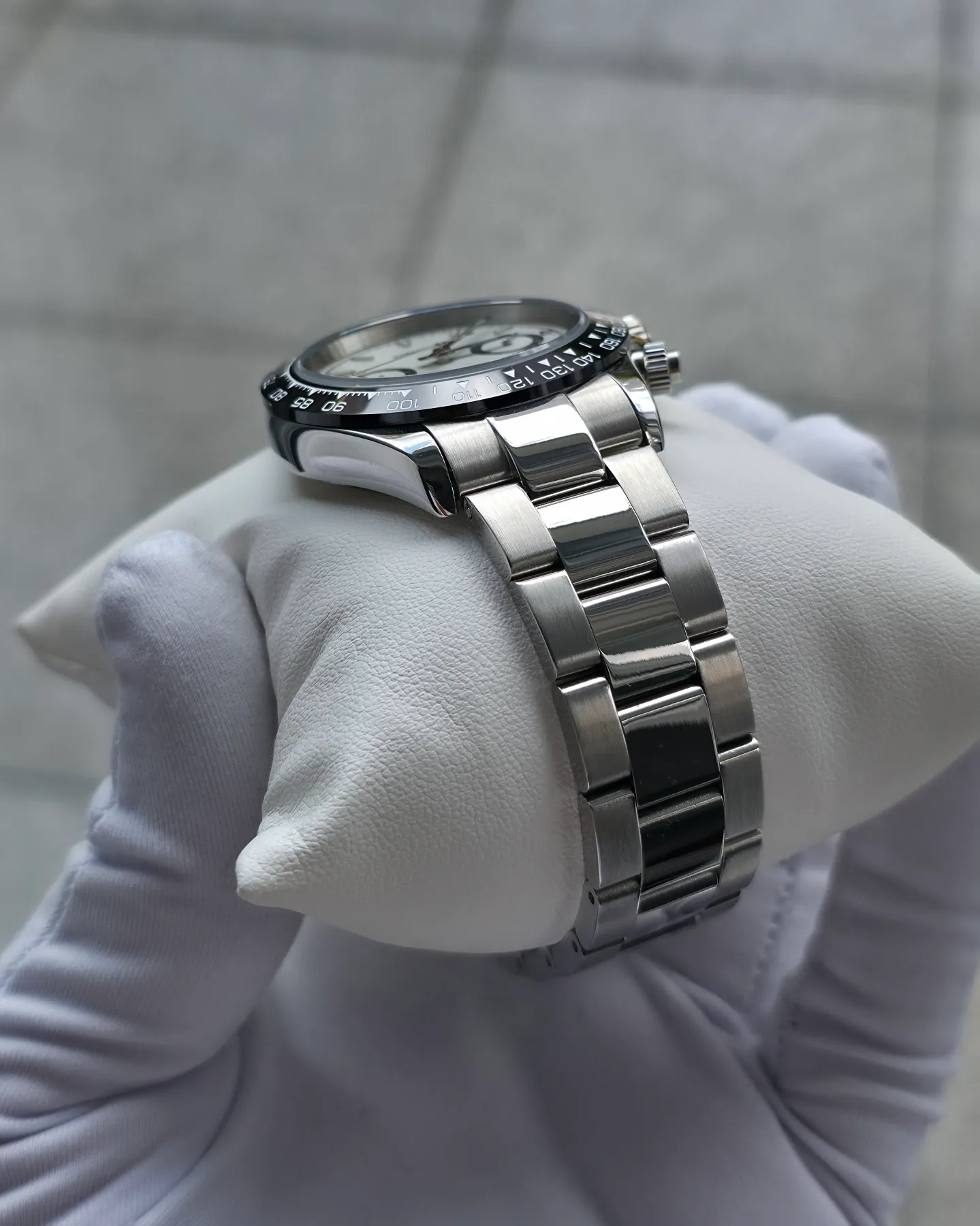 Seiko Mod Daytona Blanc — photo 4
