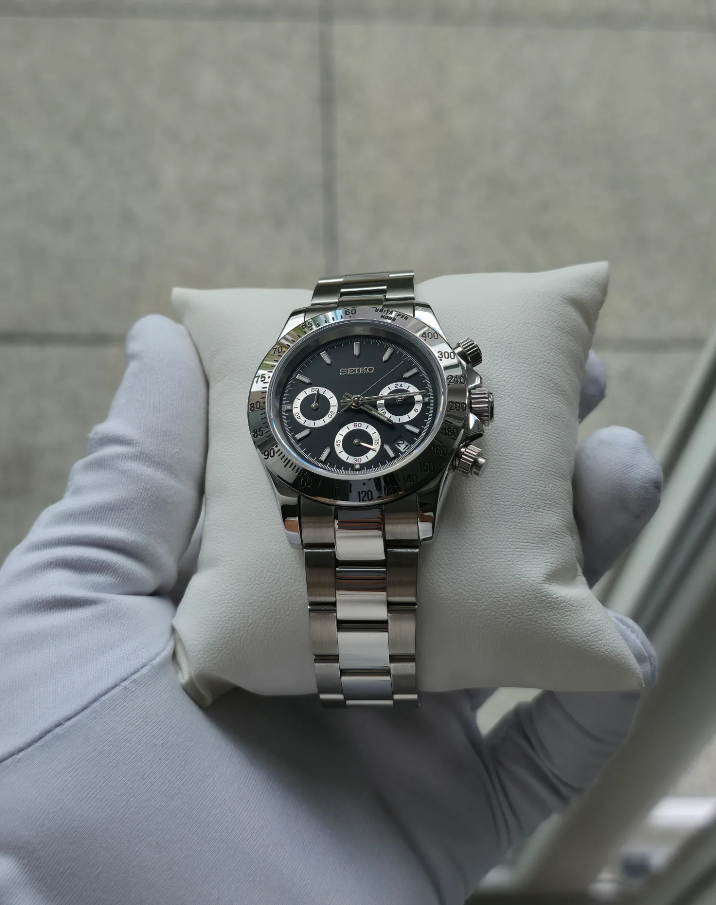 Seiko Mod Daytona Noir — photo 3